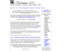 Tablet Screenshot of narcissism101.com